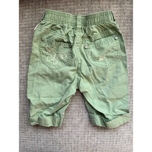 Oshkosh‎ Bgosh Green Jeans Y2K 90s Embroidered Butterfly Girls Baby Sz 12 Months